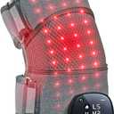 FORTHiQ RED+ Knee Massager with Heat and Red Light Therapy, Knee Brace with 5 Intensity Levels, 52 Red & Infrared Lights, Cordless, Adjustable for Knees, Elbows & Shoulders (1-Pack)