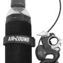 Delta Cycle Airzound Bike Horn - Loud 115 DB Bike Horn for Adults - Rechargeable, No Batteries Needed - Adjustable Volume - Weatherproof Thermoplastic - Bicycle Horn for Road and Mountain Bikes