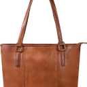 Leather Purse For Women - Real Leather Tote For Women - Ladies Shoulder Handbag For Work, Travel, Casual Use