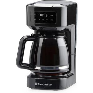Toastmaster 12-Cup Digital Touchscreen Drip Coffee Maker, Black, TM-131CM