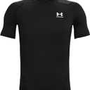 Under Armour Men's HeatGear Compression Short-Sleeve T-Shirt (Black, L)