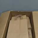 vanhel 120 pack Kraft Paper bags with Handles,Assorted Sizes Gift Bags Bulk Kraft Paper Bags, Weeding,Birthday, Favor,Party,Retail Merchandise Bags, Brown