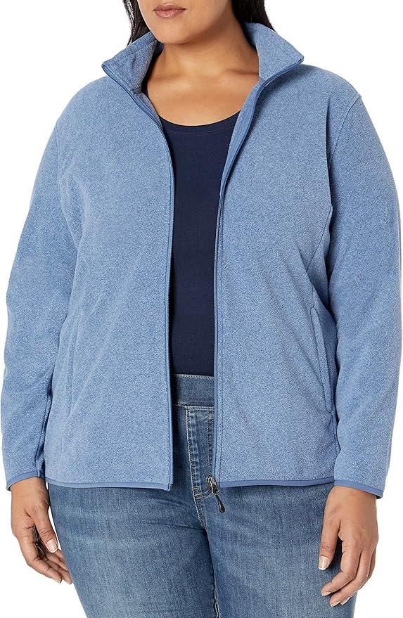 Amazon Essentials Women's Classic-Fit Full-Zip Polar Soft Fleece Jacket, Outerwear Coat with Cuffs  Size 6X