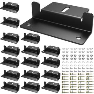 16 PCS Solar Panel Mounting Z Brackets,Lightweight Aluminum Solar Panel Mounting Brackets for RVs, Trailers, Boats, Vans, Campers