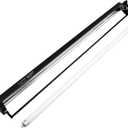 Aiicioo T5 UVB Lighting Combo Kit - Desert 10.0 Terrarium Hood Light Fixture & High Output T5 HO UVB Bulb for Reptiles Chameleon Gecko (22Inch 24W)