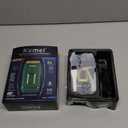 KEMEI Foil Shaver Double Electric Shaver for Men Electric Razors Head Shavers for Bald Men Barber Supplies Hair & Beard Trimmer Cordless Rechargeable (Brown)