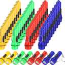Boao 48 Pcs Mini Flashlight Keychain Bulk Assorted Colors Portable LED Flashlight Torch Keyring Small Key Chain Light for Hiking Camping Cycling Party Favors Travel Night Reading Emergency