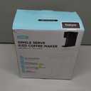 Tastyle Mini Hot and Iced Coffee Maker Single Serve, for K Cup and Ground, 6 to 14 Oz Brew Sizes, with Recipe Book, for Home, Travel, RV, Office and Dorm, Classic Black (2.0 Version)