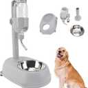 500ml Pet Standing Water Dispenser Bowl, Multifunctional Detachable Height Adjustable Pet Automatic Standing Water Feeder