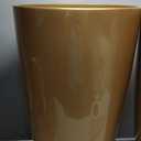 QCQHDU 21 inch Tall Planters for Outdoor & Indoor Plants, 2 Pack Sturdy Plant-Flower-Tree Pots for Front Porch Patio Deck Living Room Decor, Golden