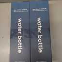 2 x Insulated Tumbler,34 oz Stainless Steel Water Bottle, BPA-Free, Double-Walled Vacuum, Flip Straw for Travel, Keeps Drinks Hot & Cold for 12 Hours,For Outdoors Car Gym Office (Peach)