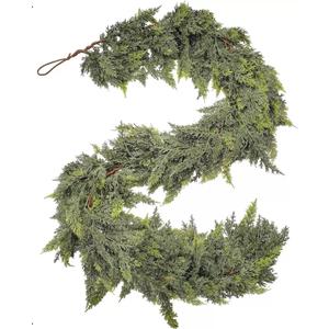 6FT Cedar Garland Artificia Touch The Spring Garland, Decorations for Home Dining Holiday Party Decor