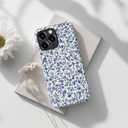 DorisMax for iPhone 13 Pro Case Cute, Preppy Trendy Floral Design | Slim Silicone Protective Hard Cover, MagSafe Compatible Aesthetic Cool Western Y2K Phone Cases for Women Girls