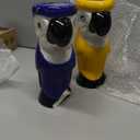 SuproBarware Tiki Mugs Set of 2 - Large Parrot Cocktail Tiki Glasses Hawaiian Party Cute Exotic Cocktail Glasses Hawaiian Ceramic Mug