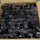 24 Pcs Black Shimmer Wall Backdrop Panels for Party Decoration,4 FT x 6 FT Black Sequin Backdrop for Birthday Graduation Anniversary Engagement