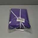 No Hook Shower Curtain Whith Snap in Liner Set, Purple Ombre Floral Striped Fabric Shower Curtains for Bathroom Hotel Decor 71x74 Inches