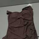 B2prity Tankini Swimsuits for Women Tummy Control Two Piece Bathing Suit High Waisted Wrap Swim Suit with Bottom Swimwear (Medium, Coffee)