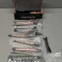 Ufree 5 in 1 Curling Iron with Interchangeable Ceramic Barrels (0.35"-1.25"), Curling Wand Set with Flat Iron Hair Straightener, Instant Heat Up, Dual Voltage Hair Curler, Gifts for Women (Rose Gold)