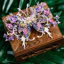 MU 3D Metal Puzzles for Adult Flower and Butterfly B-Nige, Insects Animals Floral Puzzles Metal Model Kits Building,Birthday Gift Brain Teaser DIY Sets Home Decor