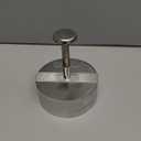 ESOW Burger Press 304 Stainless Steel, 4.5" Patty Maker with Non-Stick Mold & Spring Button, Easy Use for Beef, BBQ, Cooking and Homemade Hamburger, Dishwasher Safe