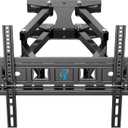 Full Motion TV Wall Mount for 26-65 Inch Flat/Curved Screens, Tilt & Swivel with 6 Arms Extension, Max VESA 400x400mm, Supports up to 99 lbs