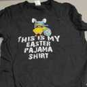 This is My Easter Pajama Shirt Adult Kids Funny Tee T-Shirt Size Large