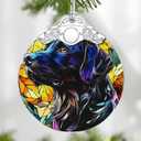 Loyal Border Collie Stained Glass Ornament, Christmas Ornaments  Christmas Tree Decorations, Holiday Decor, Stocking Stuffer, Gift Idea, Gifts for Dog Lover, Dog Owner, and Pet Lover
