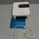 JODSONE U V Nail Lamp Rechargeable Portable with 3 Timers and LCD Display Screen for Nail Dryer Gel White