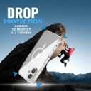 SU - iPhone 16 Magnetic Clear Case Slim Shockproof Design, Compatible with MagSafe, Wireless Charging Case - Transparent Cover, Anti Yellowing Phone Case for iPhone 16 (6.1")