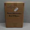 Viewstar Bed Pillows Queen Size Set of 2, Hotel Collection, Down Alternative Soft Pillow for Back, Stomach or Side Sleepers, White