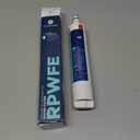 GE RPWFE Refrigerator Water Filter, Genuine Replacement Filter, Certified to Reduce Lead, Sulfur, and 50+ Other Impurities, Replace Every 6 Months for Best Results, Pack of 1