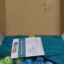 Kids Fort Building Kit 120 Pieces Construction STEM Toys for 5 6 7 8 9 10 11 12 Years Old Boys and Girls Ultimate Forts Builder Gift Build DIY Educational Learning Toy for Indoor & Outdoor (Blue+green)