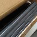 Sweetcrispy Plastic Dog Playpen, 4 Panel 24" Expandable & Durable Pet Fence for Small to Medium Dogs - Indoor & Outdoor Portable Puppy Playpen with Secure Locking Door - Black