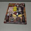 Spooktacular Creations 16 Pcs Halloween Family Makeup Kit Face Body Paint with Liquid Blood Gel, Fake Blood and More Easy On Makeup Set for Zombie Costume Cosplay Halloween Party Supplies