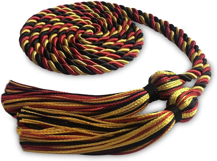 Endea Graduation Single Honor Cord Three-Color (Black/Red/Gold)