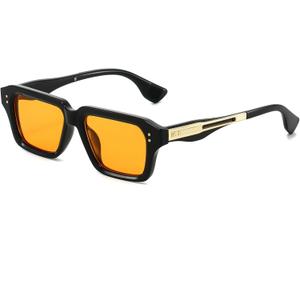 AIEYEZO Rectangle Sunglasses for Men Women Fashion Square Frame Sun Glasses 90’s Retro Designer Shades