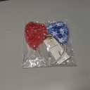 Asooll Light Up 4th of July Headband Red White Blue Bow Star Patriotic Hair Accessories for Women