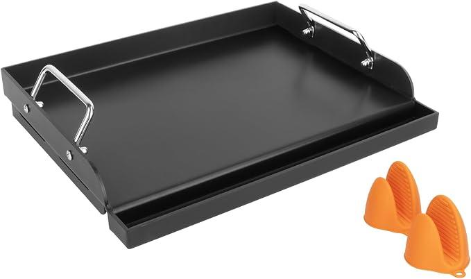 Nonstick Coating Griddle for Gas Grill, Universal Griddle Insert for Gas Stove/Gas Grill/Electric/Charcoal Flat Top Plate for Outdoor Cooking and Camping Grilling