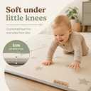 Bubba Bear Reversible Baby Floor Mat, 79" x 59" - Foldable and Lightweight Baby Play Mat for Floor - Easy Storage and Travel