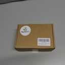 Farmhouse Wooden Letter Block Sign and Boho Tassel Bead Garland Beach Lake House Decor for Bathroom, 2-Pcs Set Blue Bead Garland with Tassels Home Decoration