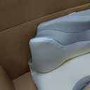 Cervical Neck Pillow, Memory Foam Pillows for Neck, 2 Heights Ergonomic Pillow,White, 25"×14"×3.54/4.73"