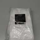 Prime Line Packaging Clear Gift Bags, Frosted Plastic Tote Bags with Handles for Small Business, Shopping, Boutiques, Retail, Bulk, 6x3x9, 100 Pack