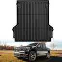 LASFIT Truck Bed Mat for Ford Maverick 2026 2025 2024 2023 2022 Hybrid & Gasoline TPE All Weather Truck Bed Liner Custom Fit Bed Mat(Not fit with Drop-in Bed Liner), 1PC Black