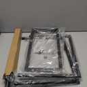 Free Standing Towel Rack, 2 Tier Towel Racks for Bathroom with Storage Shelves, Modern Outdoor Standing Towel Drying Rack for Poolside, Black Blanket Rack Holder, DECLUTTR