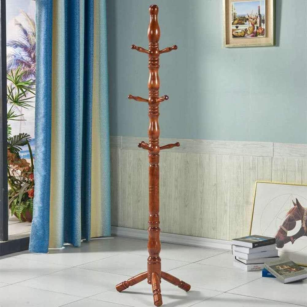 Wood Free Standing Coat Rack, Vintage Hat Stand Holder Entryway Hall Cloth Hat Hanger for Hats Scarves Home Office
