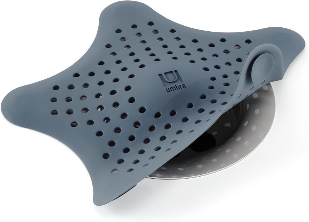 Umbra Starfish Drain Cover/Hair Catcher, Slate Blue
