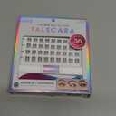 FALSCARA Complete DIY Eyelash Extensions Starter Kit, Bond & Seal, Precision Applicator & 36 Lengthening 10mm-12mm Natural Volume Lash Extension Wisps, Sporty Style & Rounded Shape