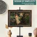 Tabletop Picture Easel Stand, Adjustable for Frames Up to 29" H, Metal Standing Easel Display for Pictures Artwork CanvasGallery Easel