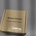 Wireless Doorbell Chime - Compatible with Blink Video Doorbell and Blink Video Doorbell (2nd Gen) (1 Video Doorbell Extender 1 Receiver (Black)