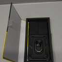 Case for Samsung Galaxy S25 Ultra with Slide Camera Cover+Screen Protector(2 Packs), Military Grade Shockproof Protective Cover, Rotated Ring Kickstand(B - Black)